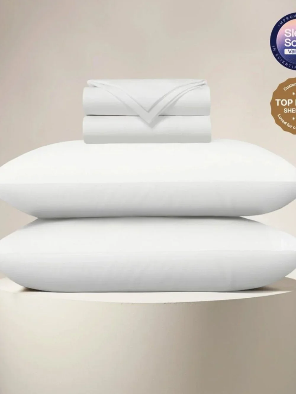 miracle made self coolig & self cleaning sheet set white gueen